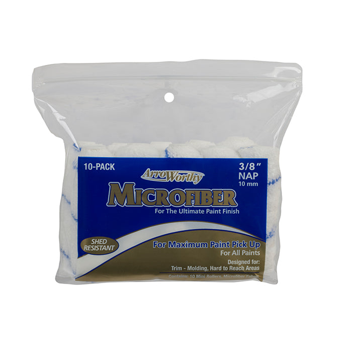 Arroworthy 4" x 3/8" mini paint rollers, available at Aboff's in Long Island and New York.