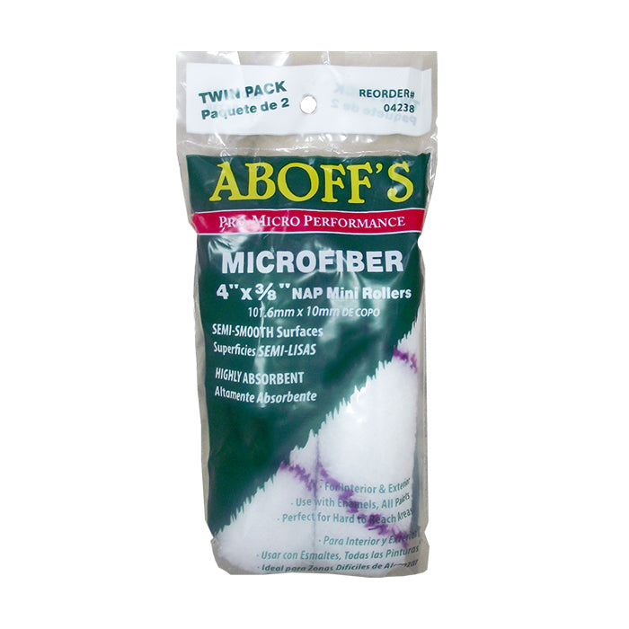 Aboffs 4" Microfiber Mini Rollers