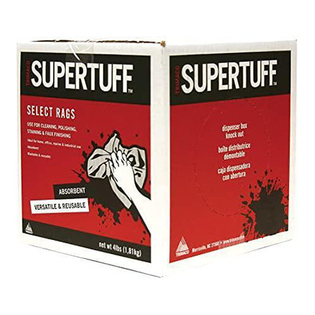 Box of White Cotton Rags, available at Aboff's in New York and Long Island.