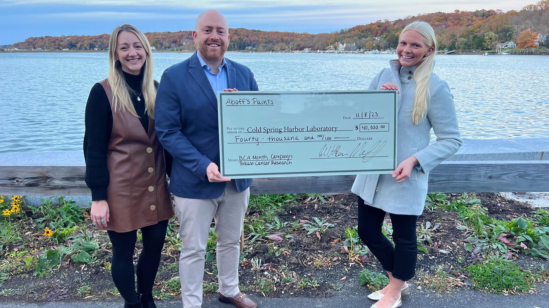 Aboff’s Paints Raises Over $40,000 for CSHL’s Breast Cancer Research