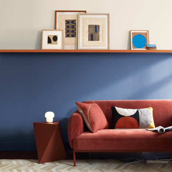 【レアカラー】BYER ハイコット ブルー 825 Blue Nova a Paint Color by Benjamin Moore | Aboff's - Aboff's