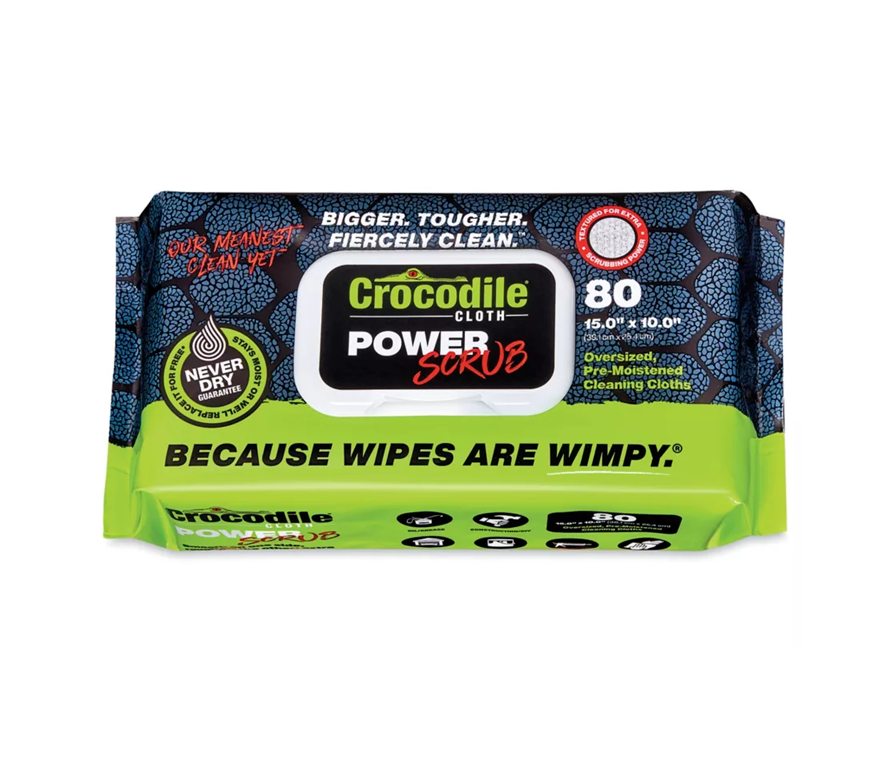 Crocodile Cloth Power Scrub (80pk)