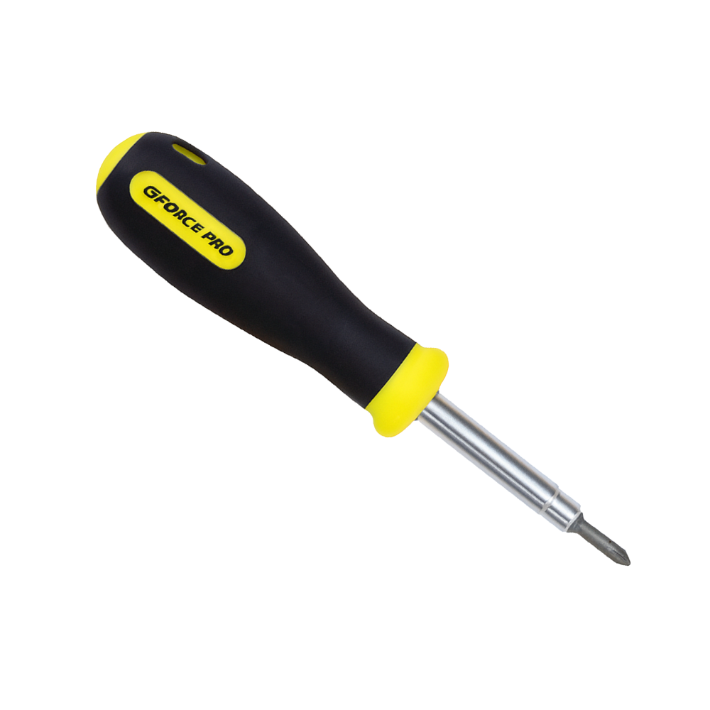 G-Force 6-in-1 Ergonomic Grip Screwdriver