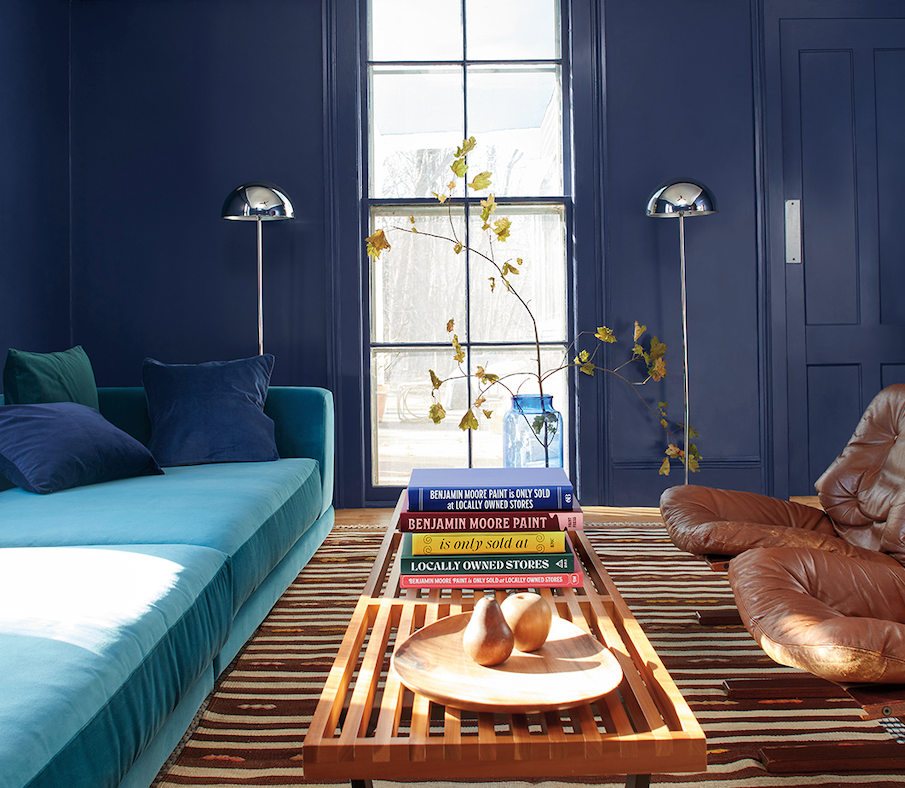 2064-10 Bold Blue a Paint Color by Benjamin Moore Aboff's