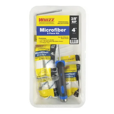 Whizz 8pc Microfiber Roller & Tray Set