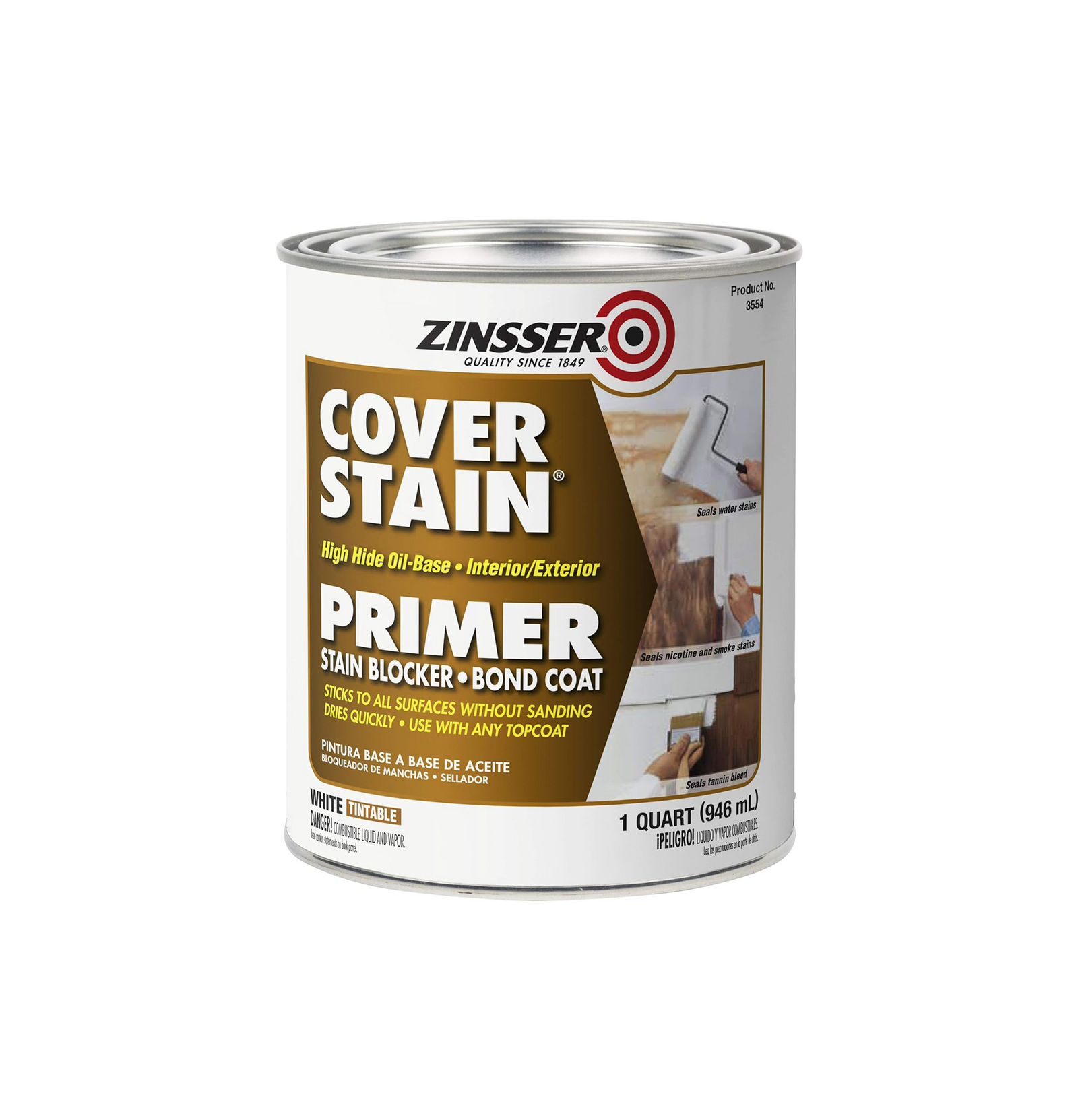 Zinsser High Hide Cover Stain (Quart)