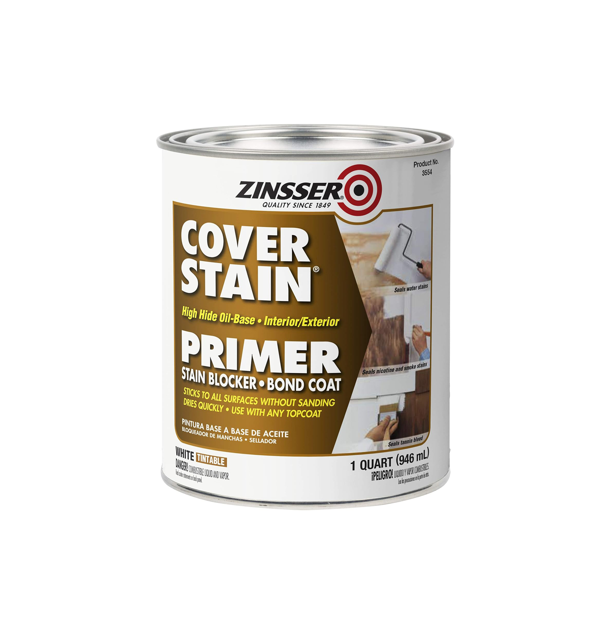 Zinsser High Hide Cover Stain (Quart)