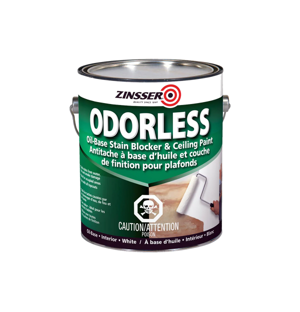 best primer to cover cigarette smoke Zinsser Odorless Primer | Aboff's