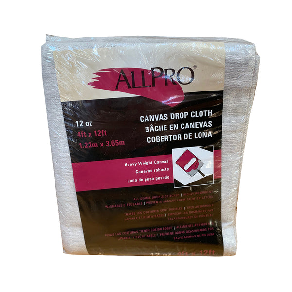 12 oz Allpro Canvas Drop Cloth