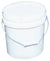 2 Gallon White Plastic Pail, available at Aboff's in Long Island and New York. 