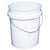 5 Gallon White Plastic Pail, available at Aboff's in Long Island and New York. 
