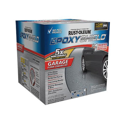 Rustoleum Epoxy Shield Gray Garage Floor Coating Kit, available at Aboff's in Long Island and New York.