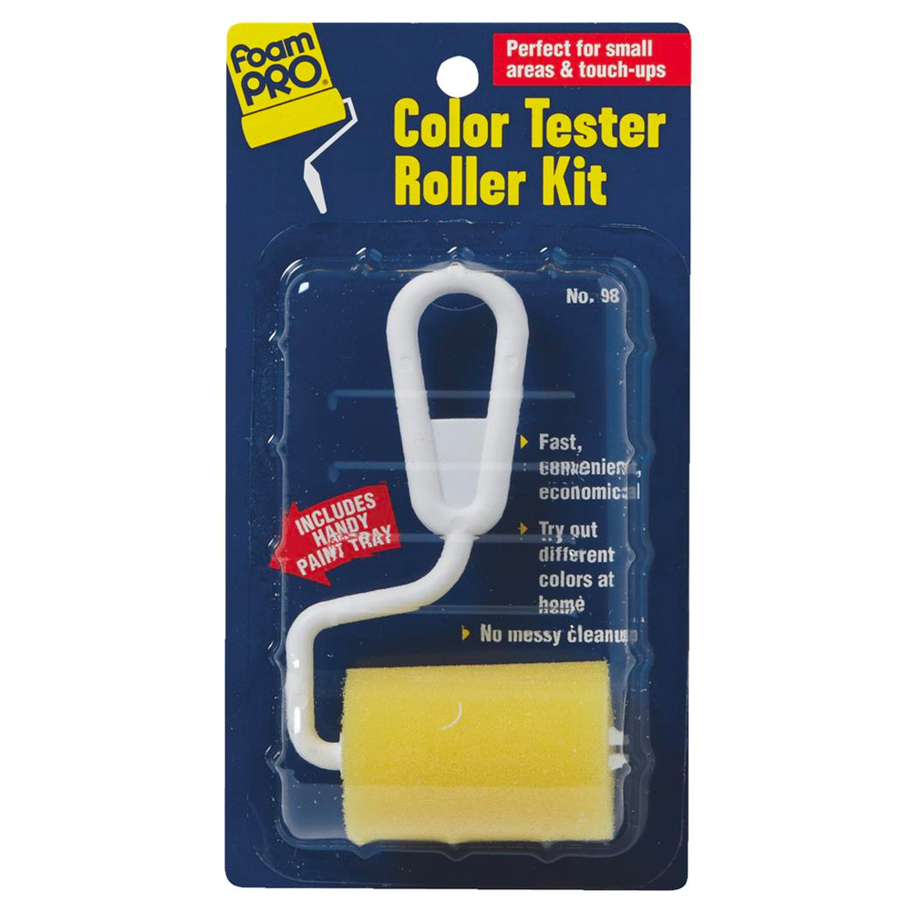 Foampro Color Tester roller kit, available at Aboff's in Long Island.