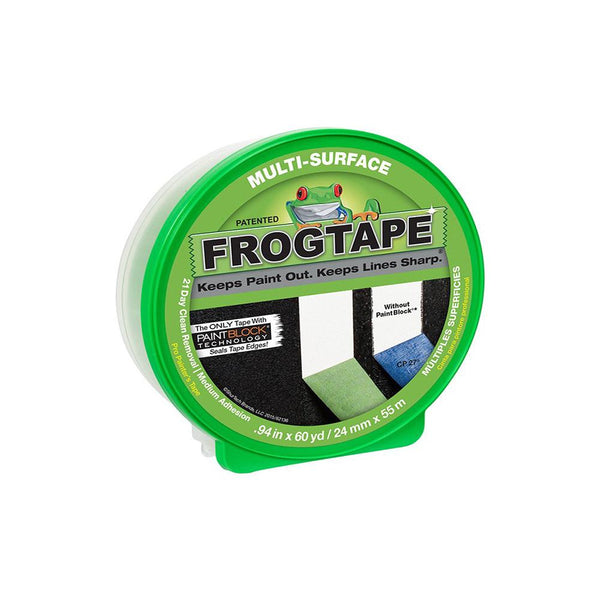 6) Rolls FROG TAPE 1358463 Multi-Surface Painter's Tape with PAINTBLOCK