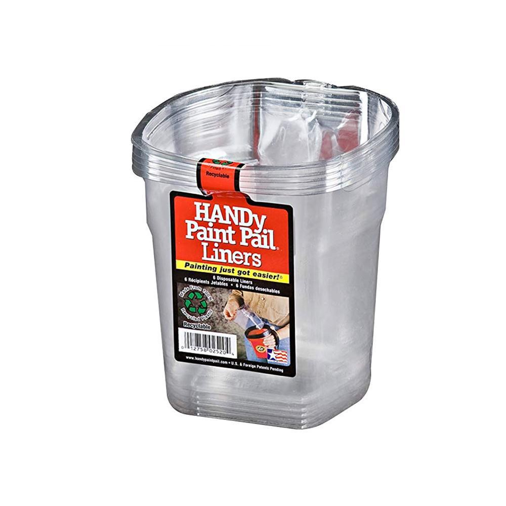 HANDy Paint Pail Liners 6 Pack, available at Aboff's in Long Island and New York.